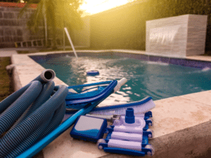 Professional pool cleaning service